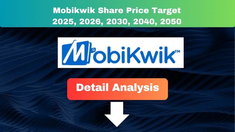 Mobikwik Share Price Target 2025 to 2050