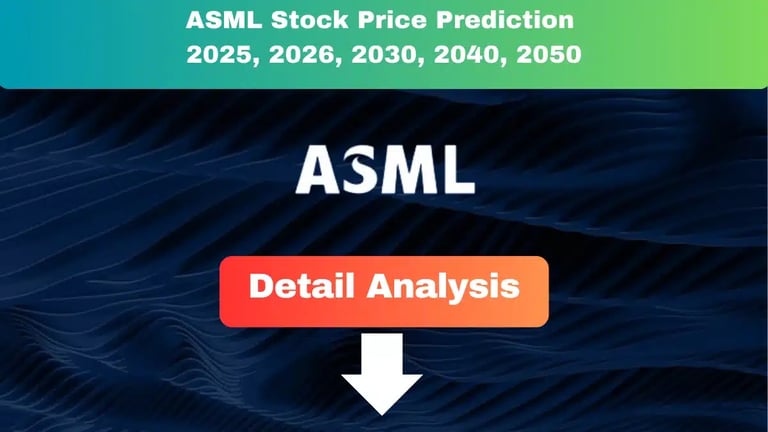 ASML Stock Price Prediction 2025 to 2050