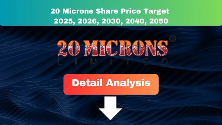 20 Microns Share Price Target 2025 to 2050