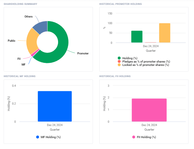 mamata machinery share holding activity