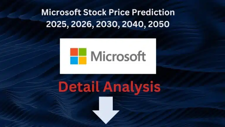 microsoft stock price prediction 2025 to 2050